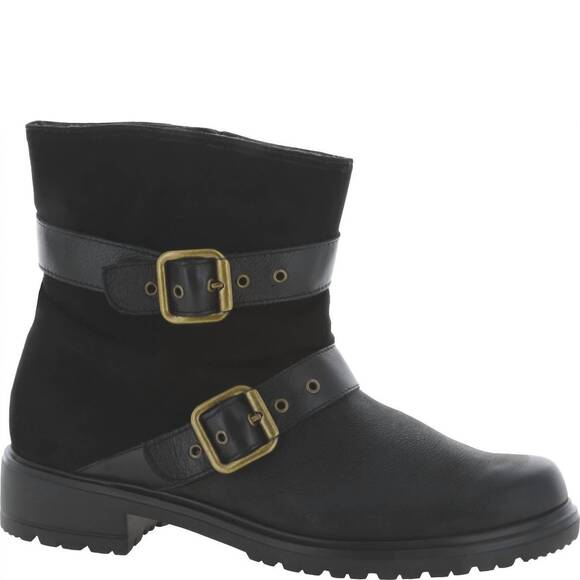 NEW MUNRO women\'s dallas boots in black leather